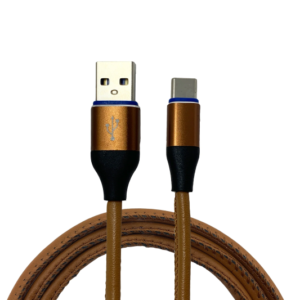 Motto Leather Wrapped Micro USB Cable